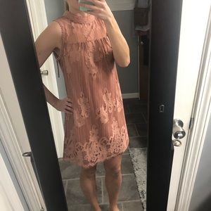 NEW Mauve Lace Dress